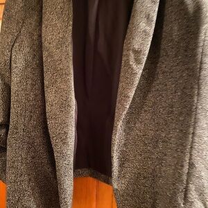 Ann Taylor Gray Blazer 3/4 sleeve